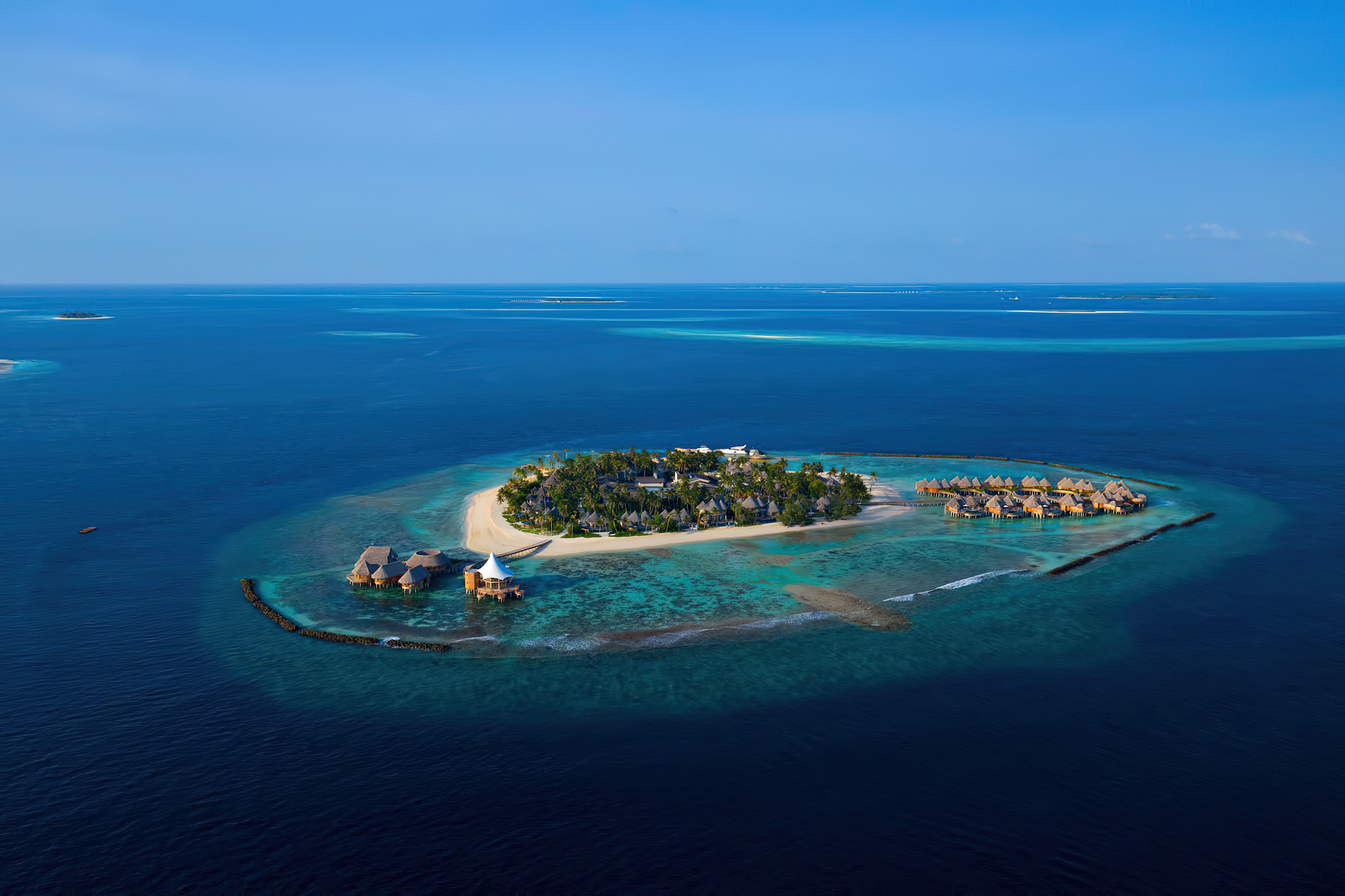 The Nautilus Maldives Resort – Thiladhoo Island, Maldives – Aerial View