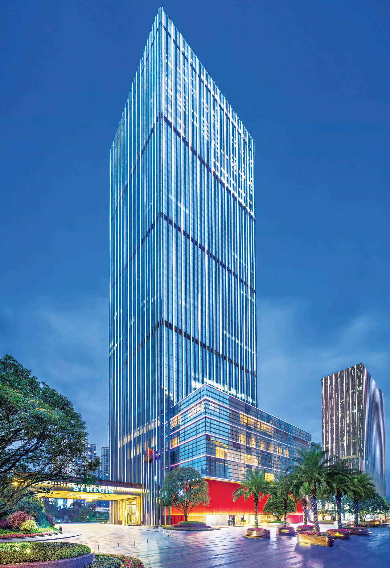 The St. Regis Changsha Hotel – Changsha, China – Hotel Exterior Tower View