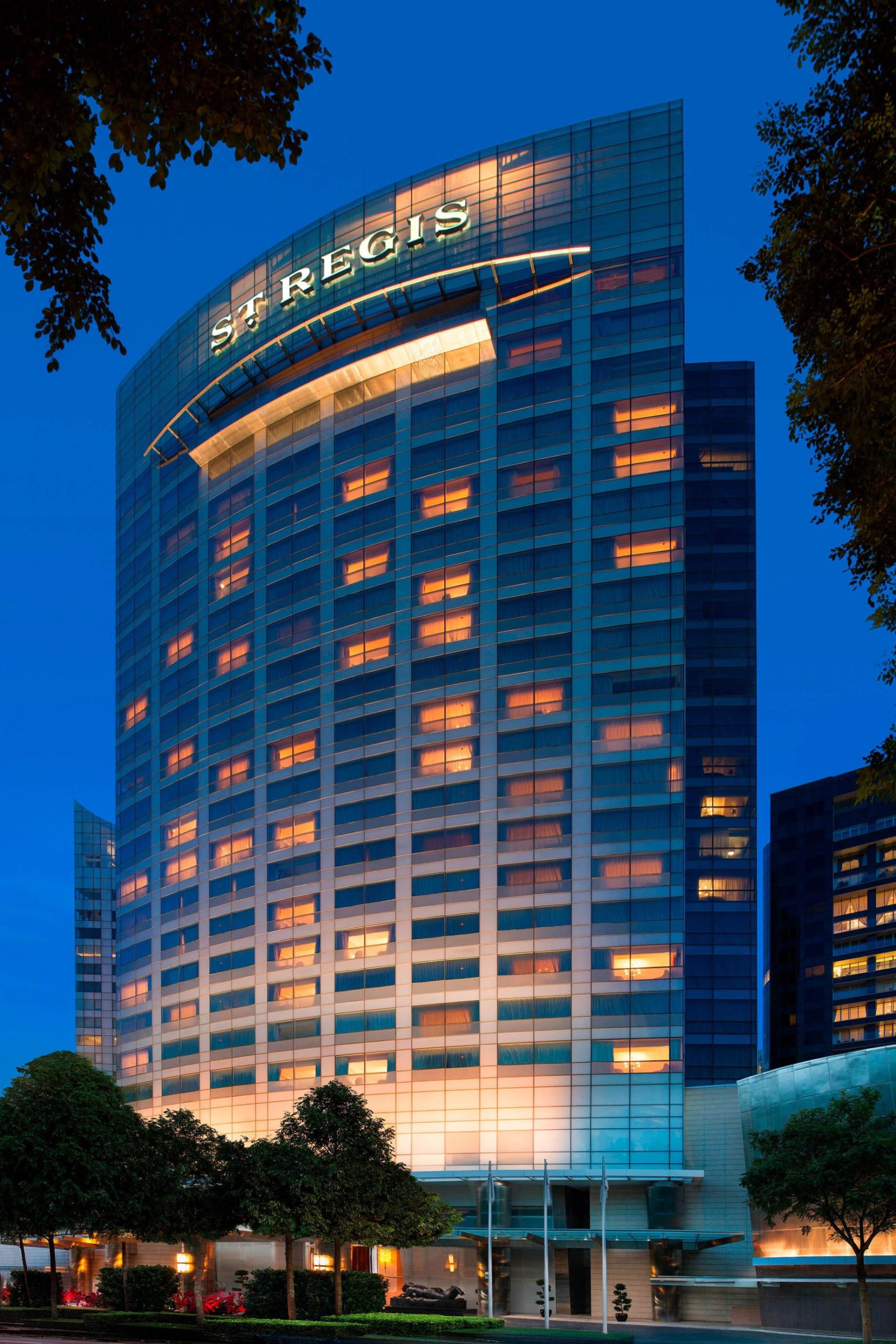 The St. Regis Singapore Hotel – Singapore – Hotel Exterior Night