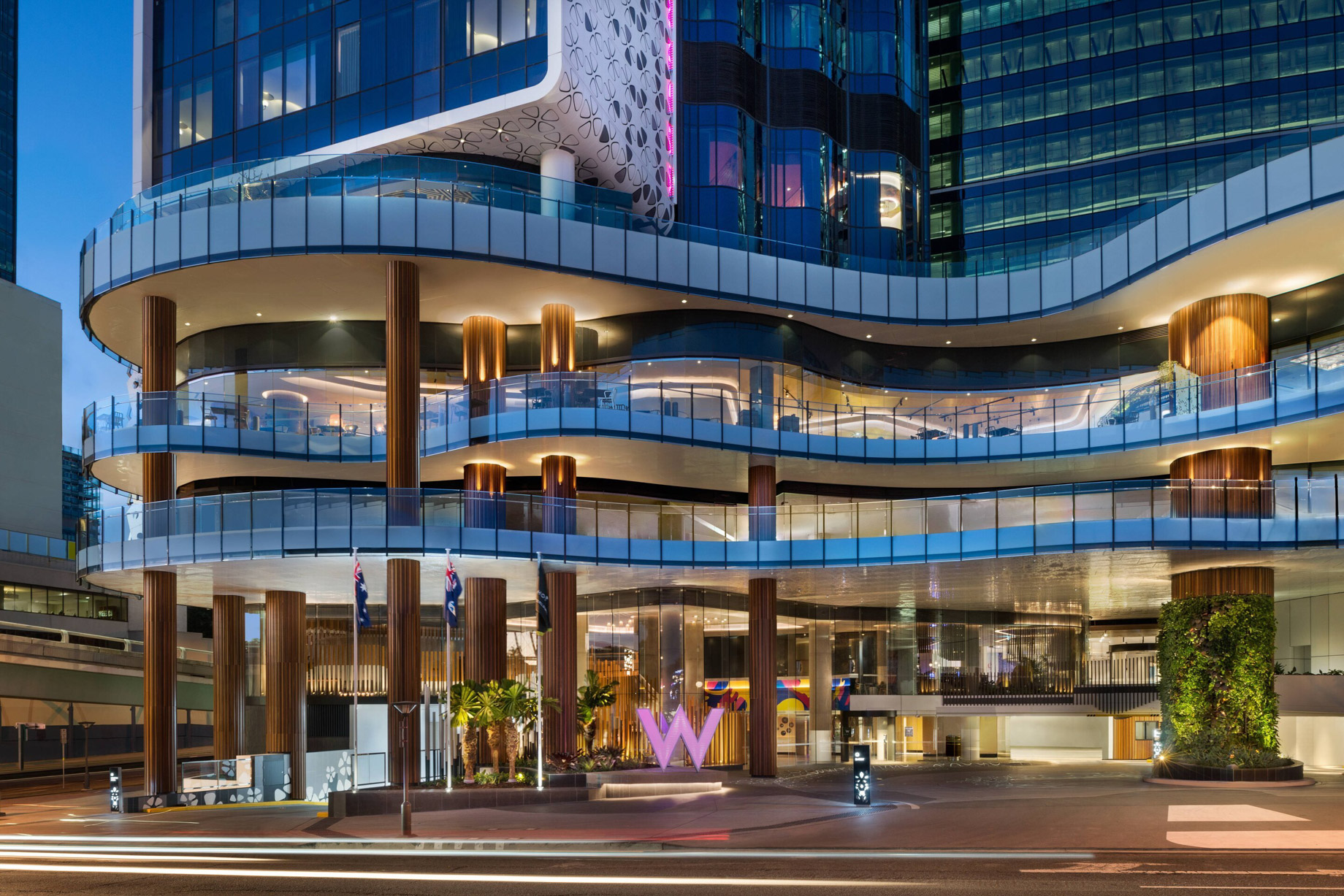 W Brisbane Hotel – Brisbane, Australia – Hotel Entrance