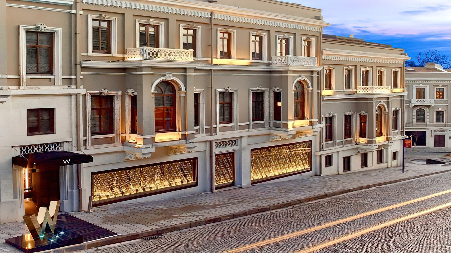 W Istanbul Hotel – Istanbul, Turkey – Exterior Front Entrance