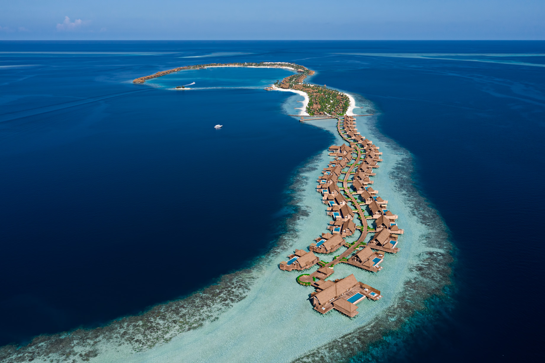 Waldorf Astoria Maldives Ithaafushi Resort - Ithaafushi Island, Maldives - Aerial View