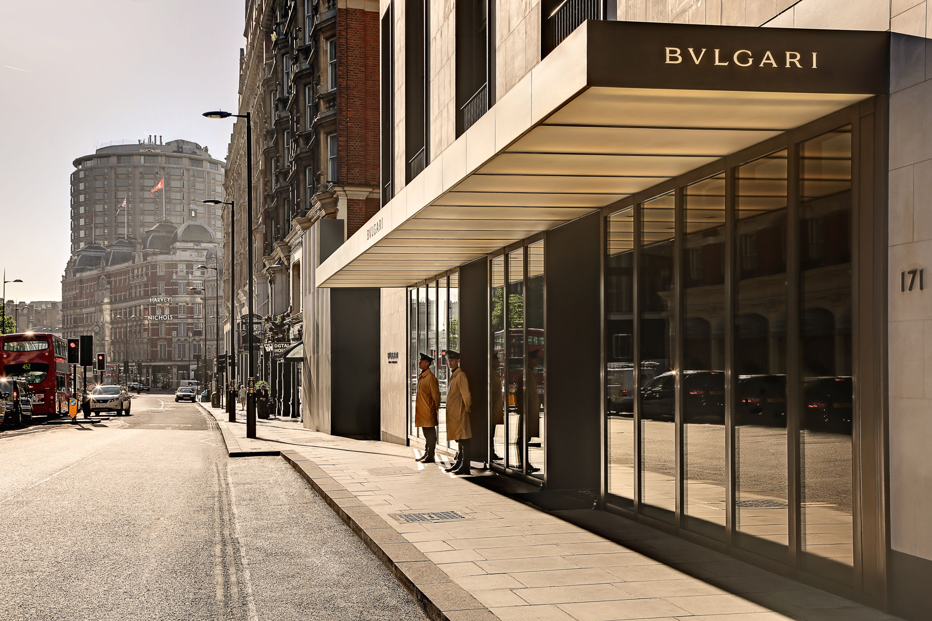 Bvlgari Hotel London – Knightsbridge, London, UK – Hotel Front Entrance