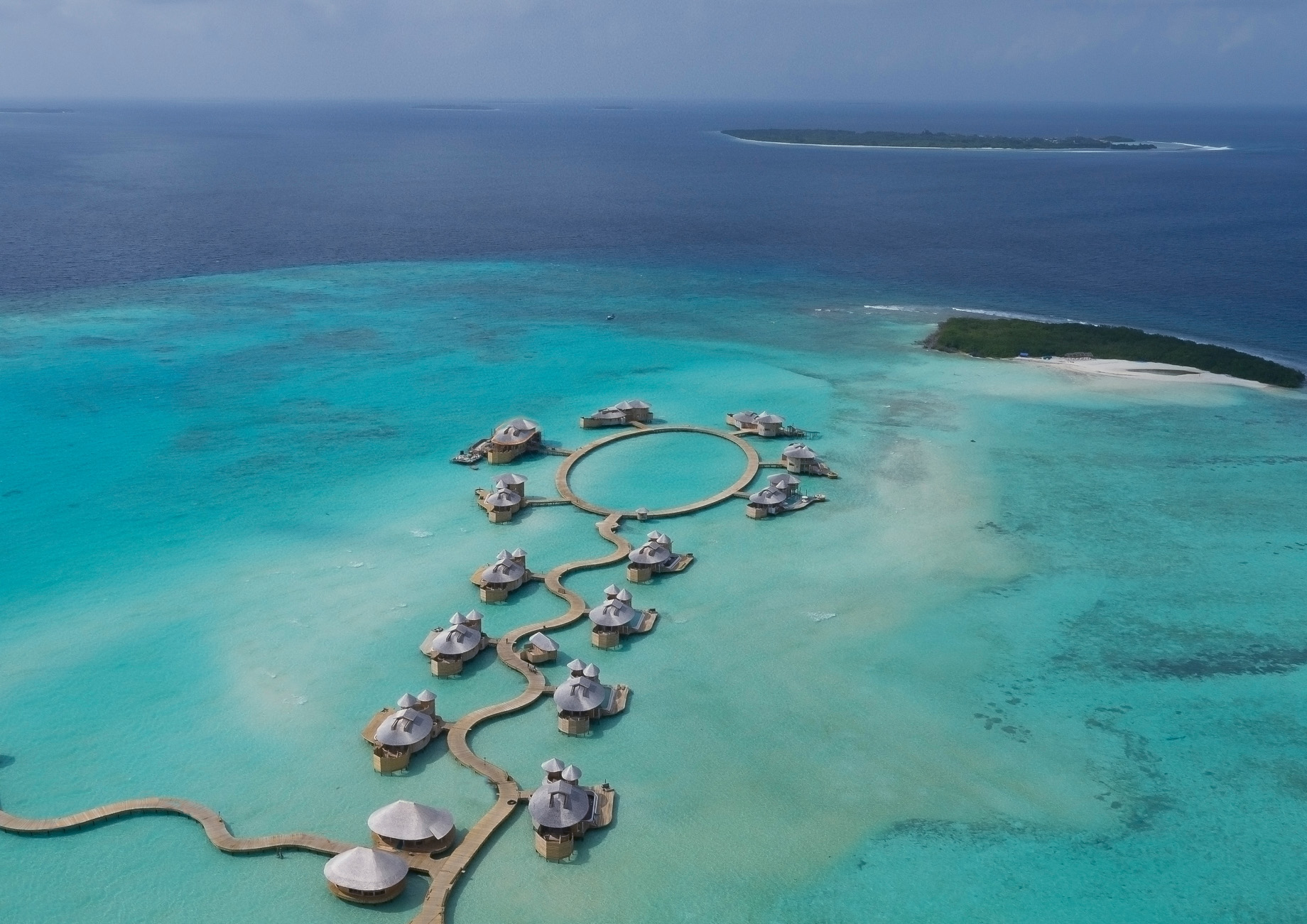 Soneva Jani Resort – Noonu Atoll, Medhufaru, Maldives – Aerial