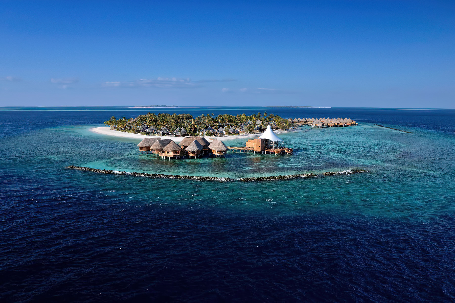 The Nautilus Maldives Resort – Thiladhoo Island, Maldives – Aerial View