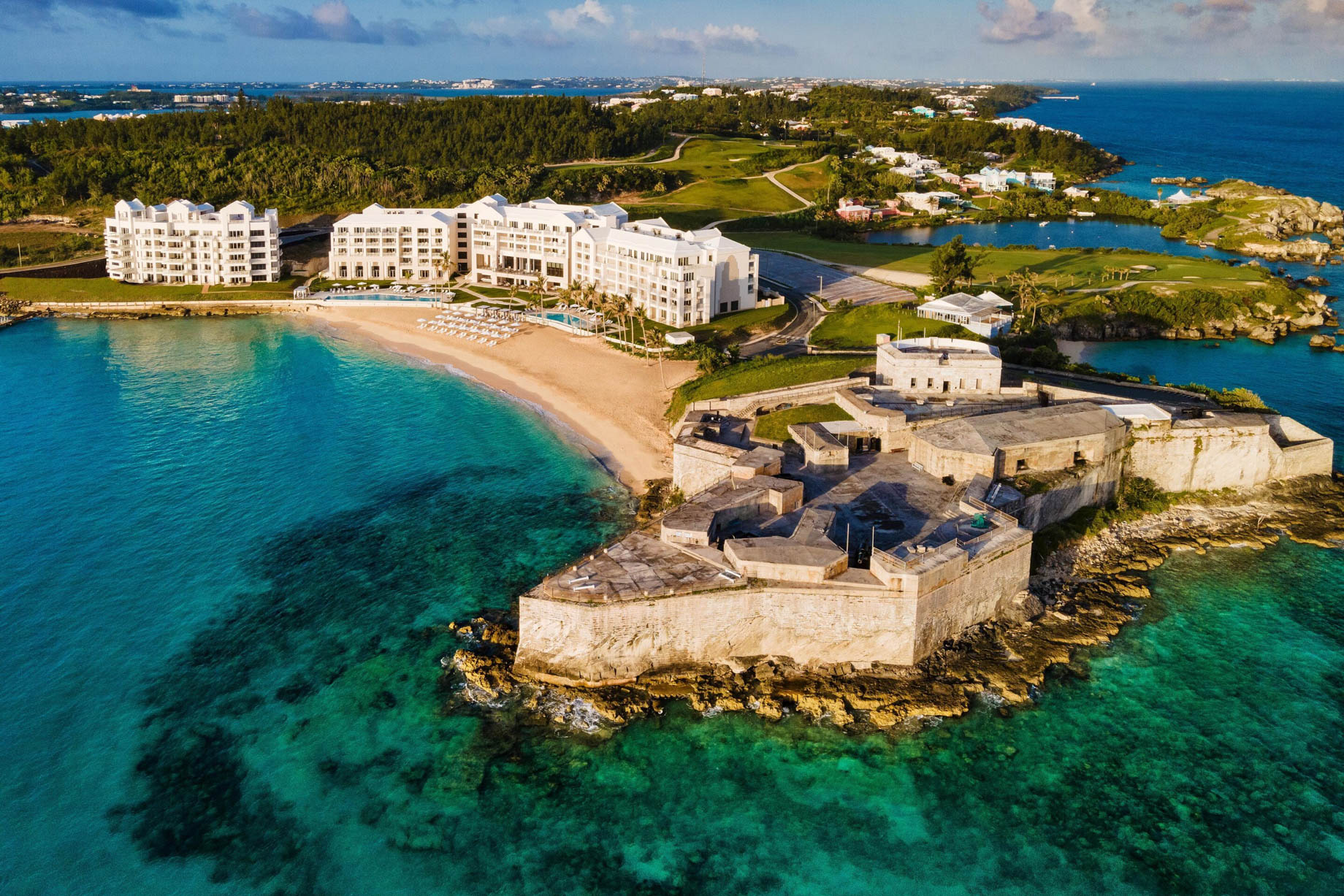 The St. Regis Bermuda Resort – St George’s, Bermuda – Resort Exterior Aerial