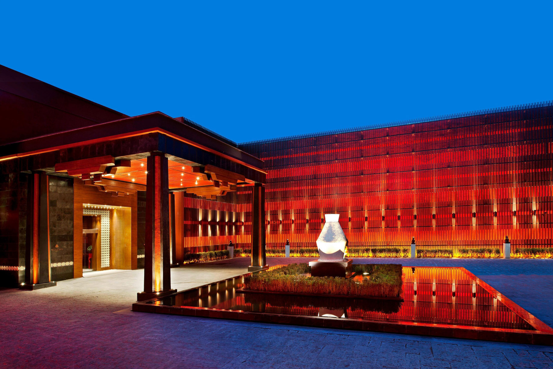 The St. Regis Lhasa Resort - Lhasa, Xizang, China - Resort Exterior Night