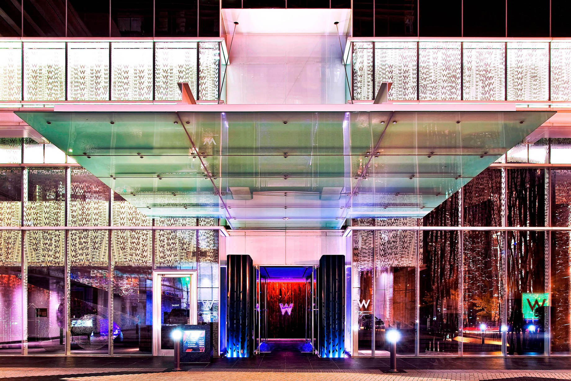 W Atlanta Downtown Hotel – Atlanta, Georgia, USA – Entrance