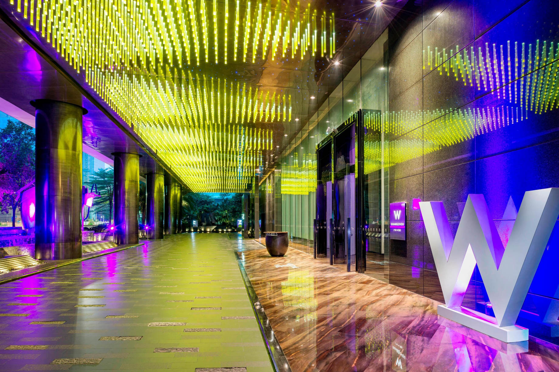 W Guangzhou Hotel – Tianhe District, Guangzhou, China – Front Entrance