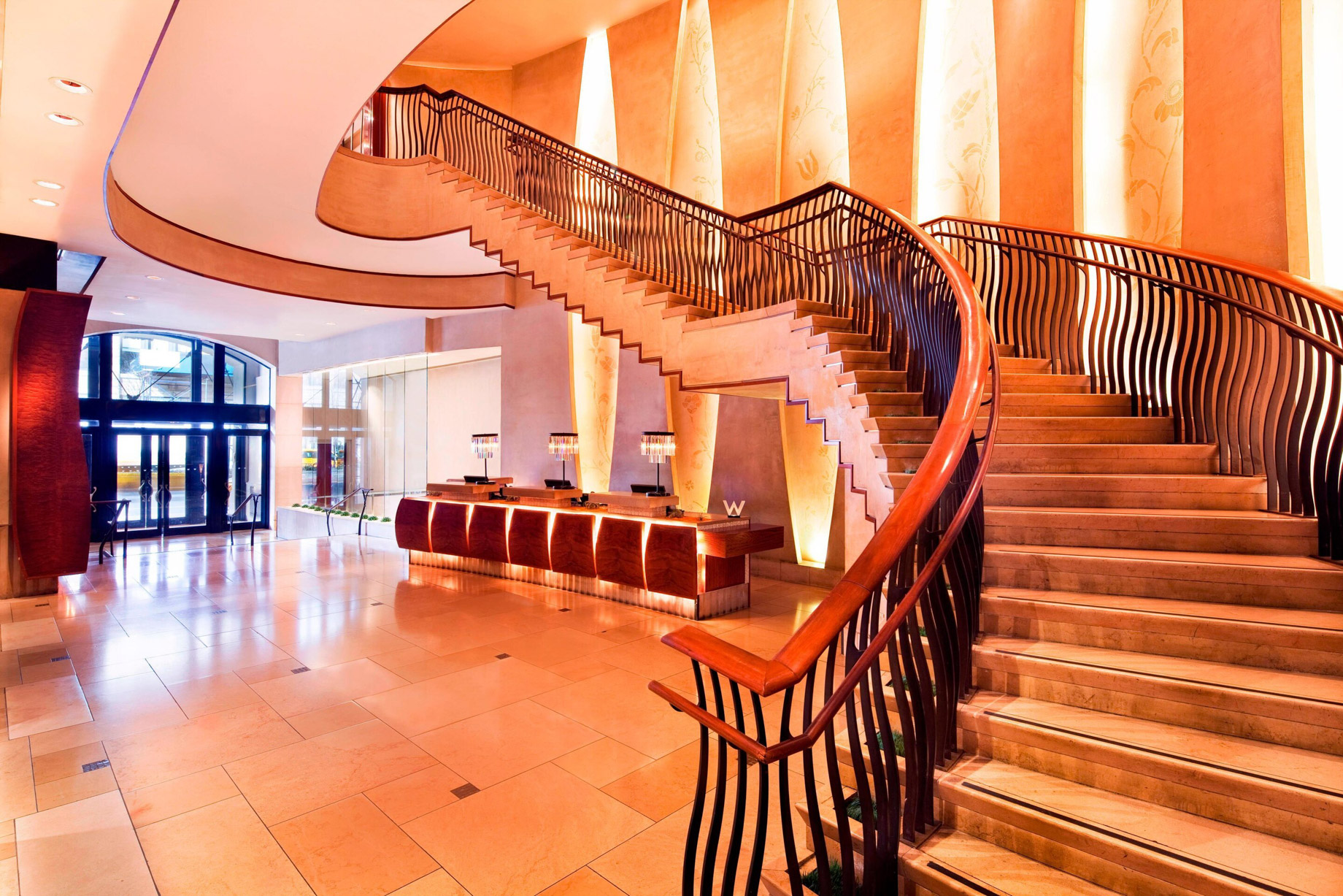 W New York Union Square Hotel – New York, NY, USA – Lobby Grand Staircase