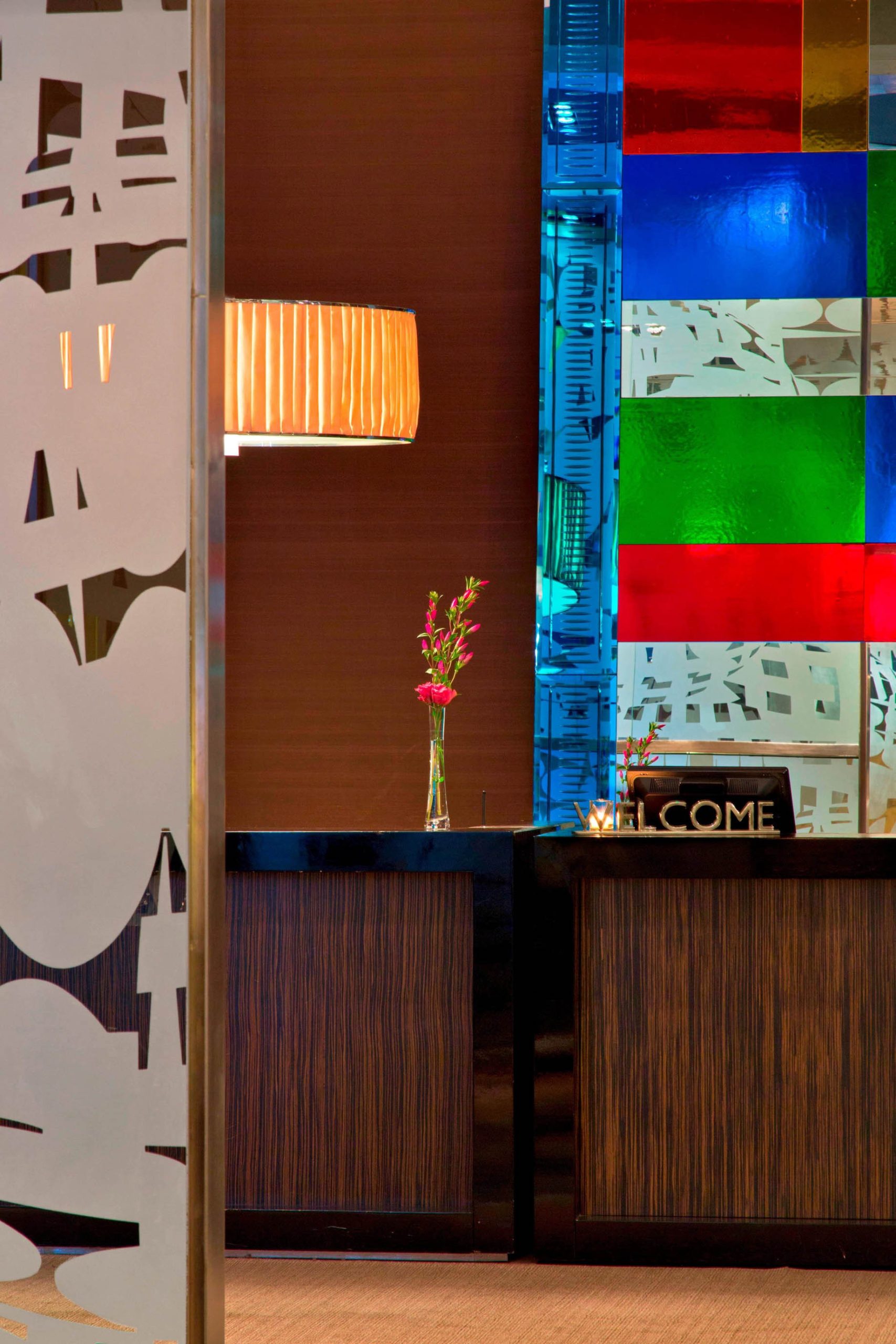 W Santiago Hotel - Santiago, Chile - Lobby Welcome Desk View