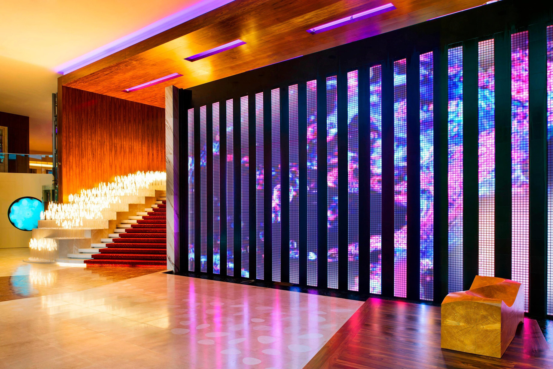 W Singapore Sentosa Cove Hotel – Singapore – Entrance Digital Wall