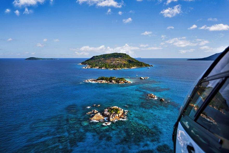 Six Senses Zil Pasyon Resort - Felicite Island, Seychelles - Helicopter Arrival