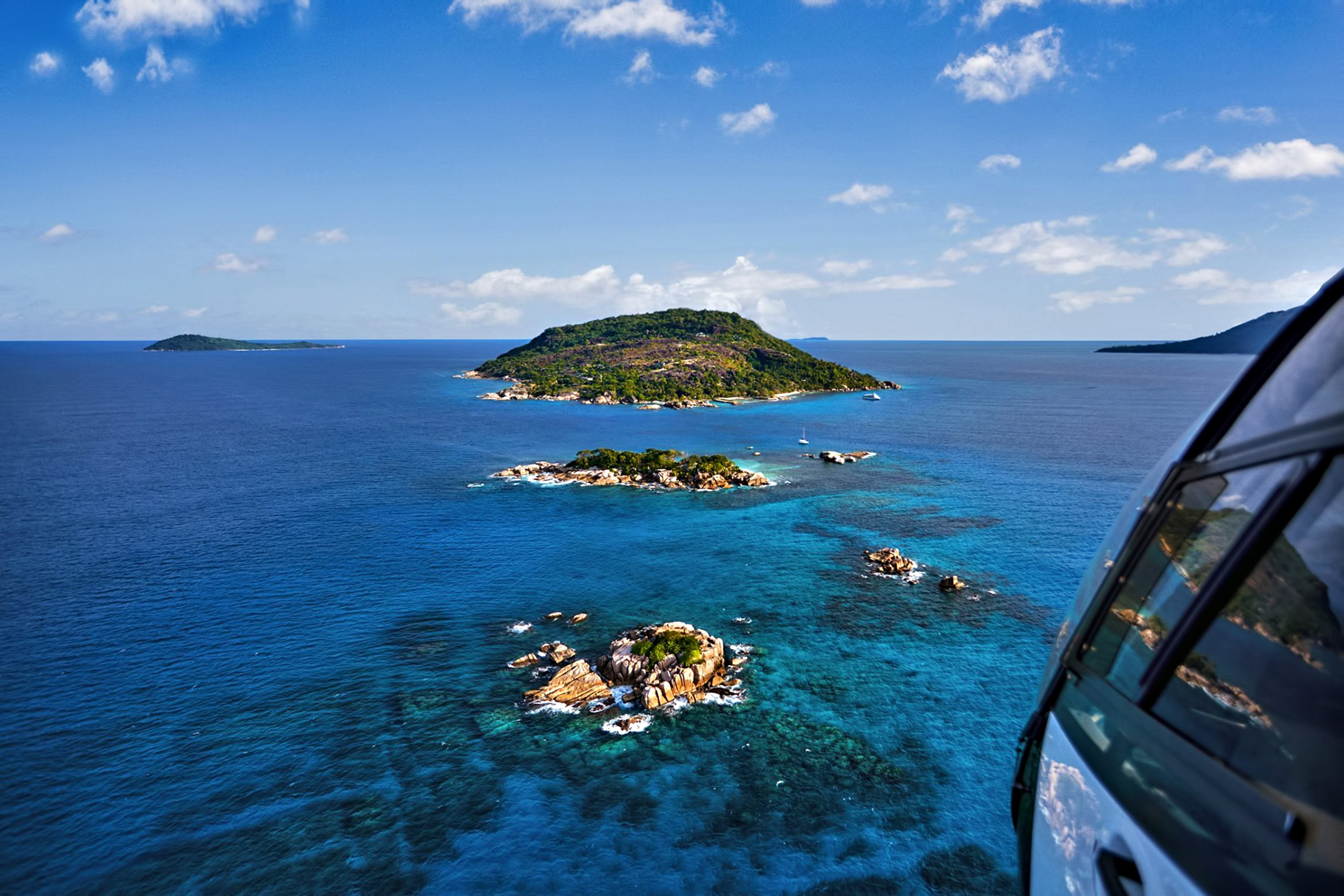 Six Senses Zil Pasyon Resort – Felicite Island, Seychelles – Helicopter Arrival