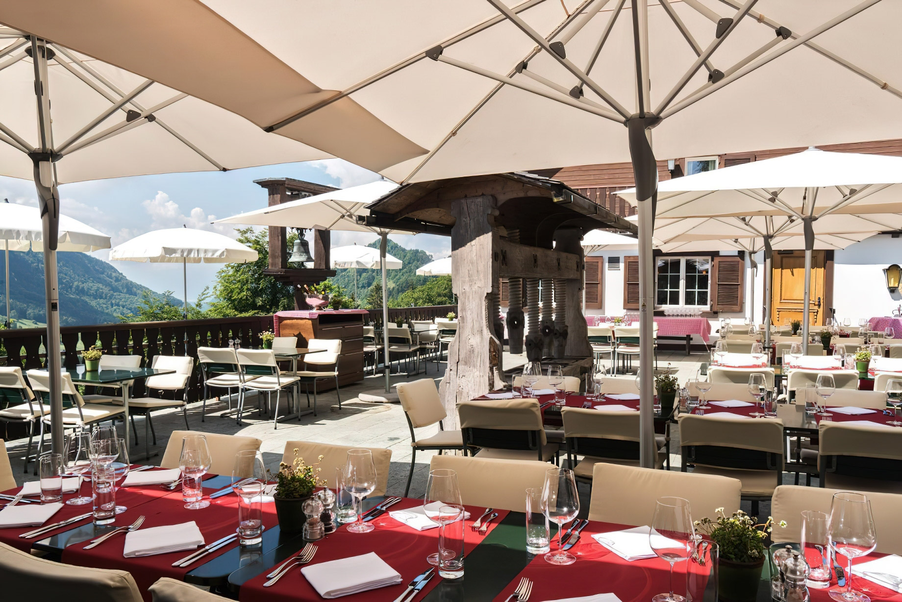 Taverne 1879 – Burgenstock Hotels & Resort – Obburgen, Switzerland – Terrace Restaurant
