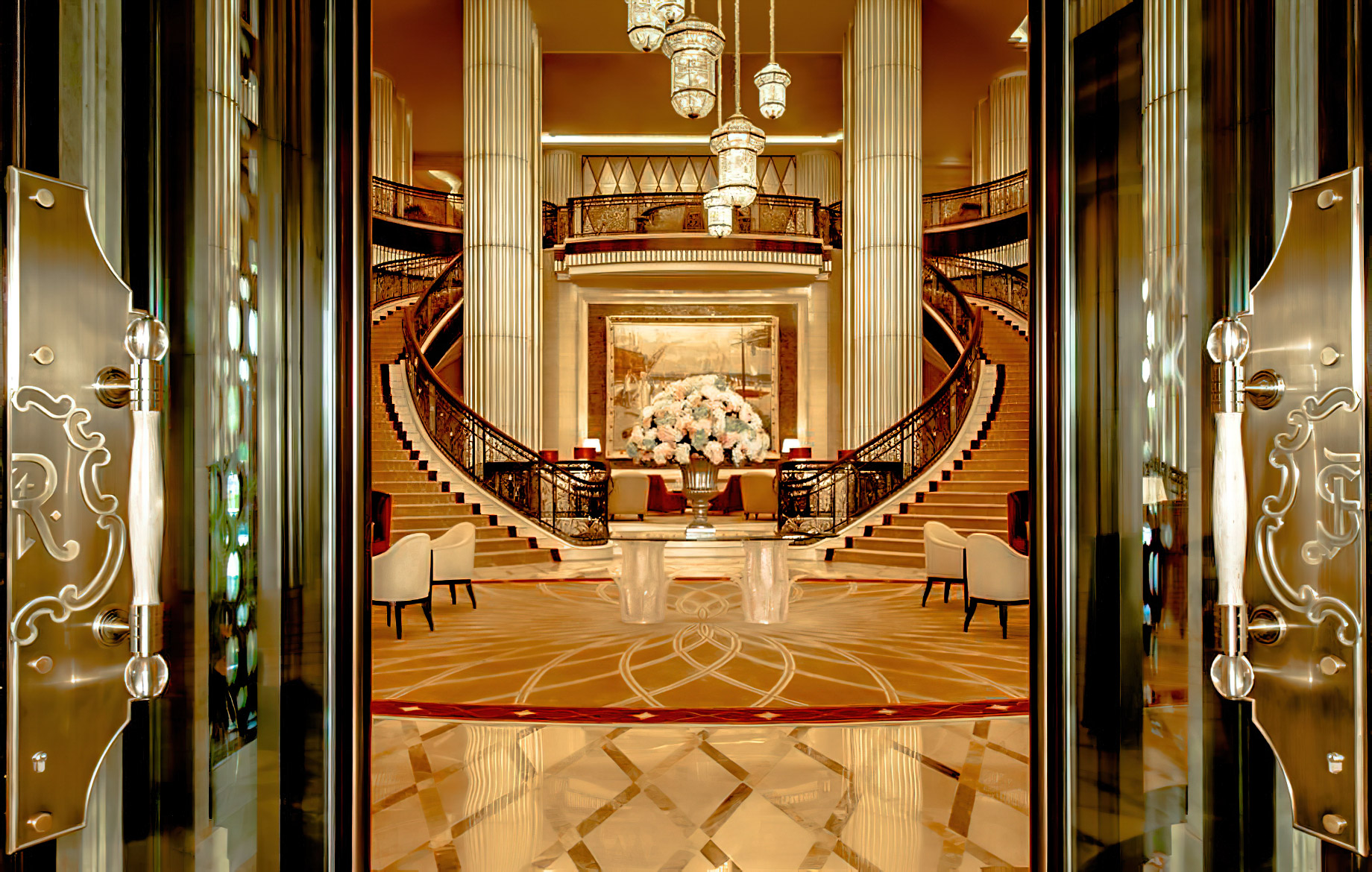 The St. Regis Abu Dhabi Hotel – Abu Dhabi, United Arab Emirates – Front Entrance