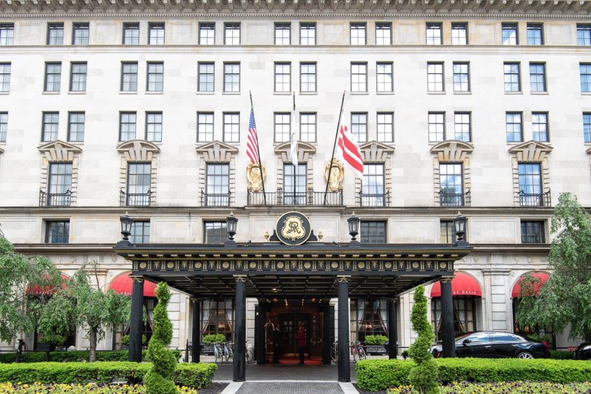 The St. Regis Washington D.C. Hotel - Washington, DC, USA - Exterior Front Lobby Entrance