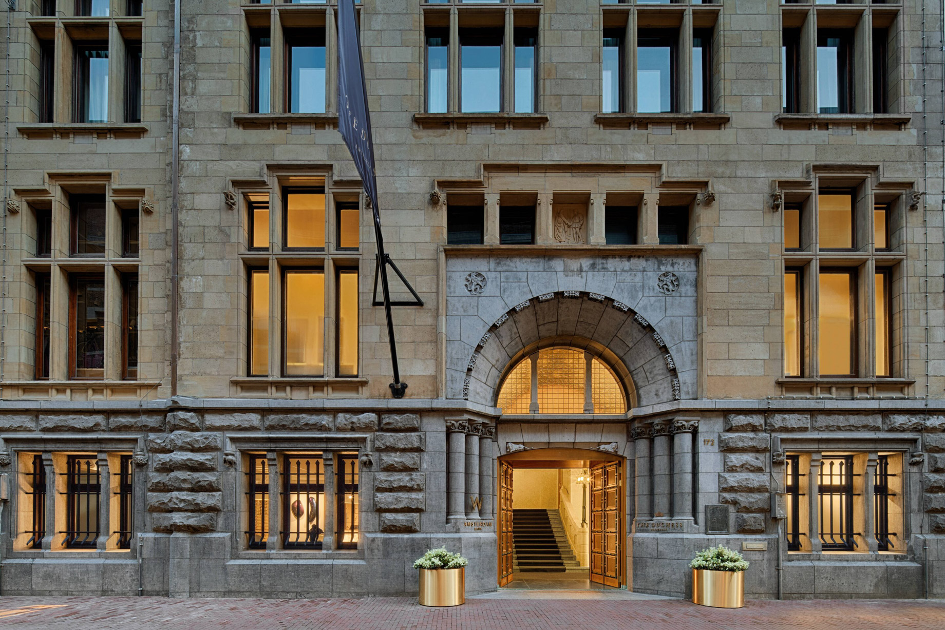 W Amsterdam Hotel – Amsterdam, Netherlands – Bank Entrance