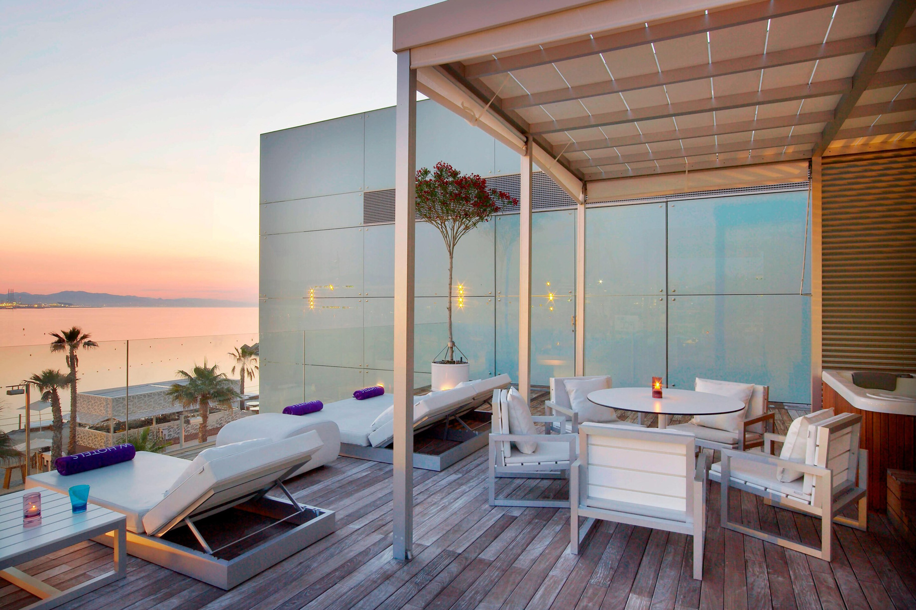 W Barcelona Hotel – Barcelona, Spain – Extreme WOW Private Cabana Table