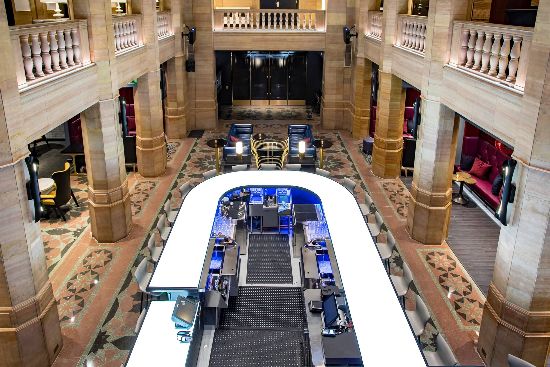 W Chicago City Center Hotel – Chicago, IL, USA – Living Room and MSC Bar