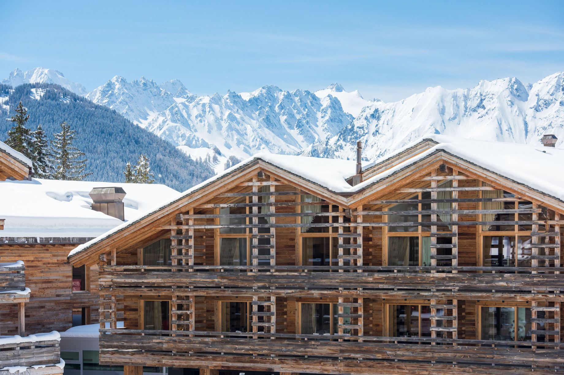W Verbier Hotel – Verbier, Switzerland – Hotel Winter Exterior
