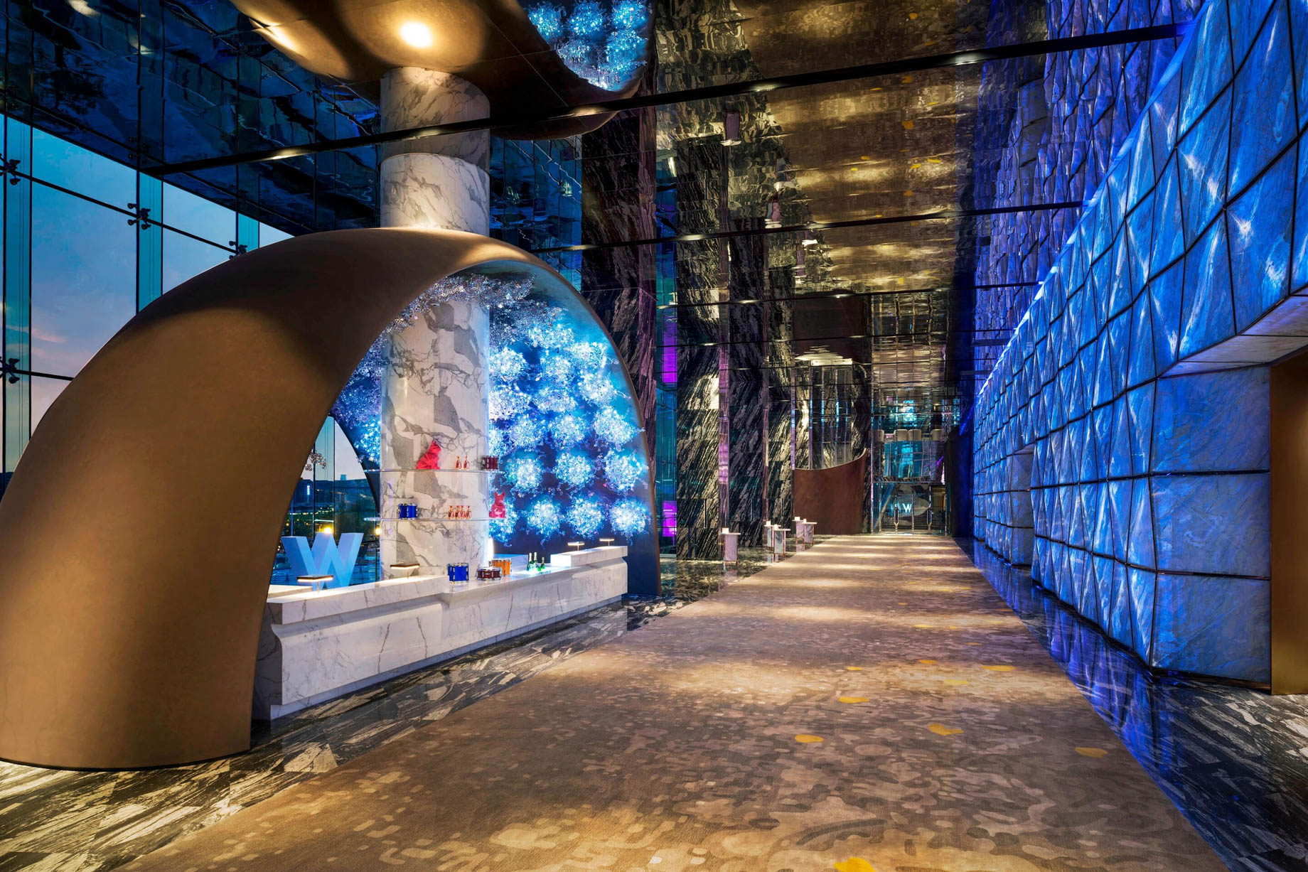 004 – W Xi’an Hotel – Xi’an, Shaanxi Province, China – Great Room Foyer