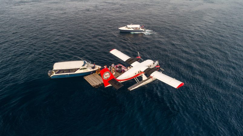Amilla Fushi Resort and Residences - Baa Atoll, Maldives - Sea Plane Arrival Boat Taxi