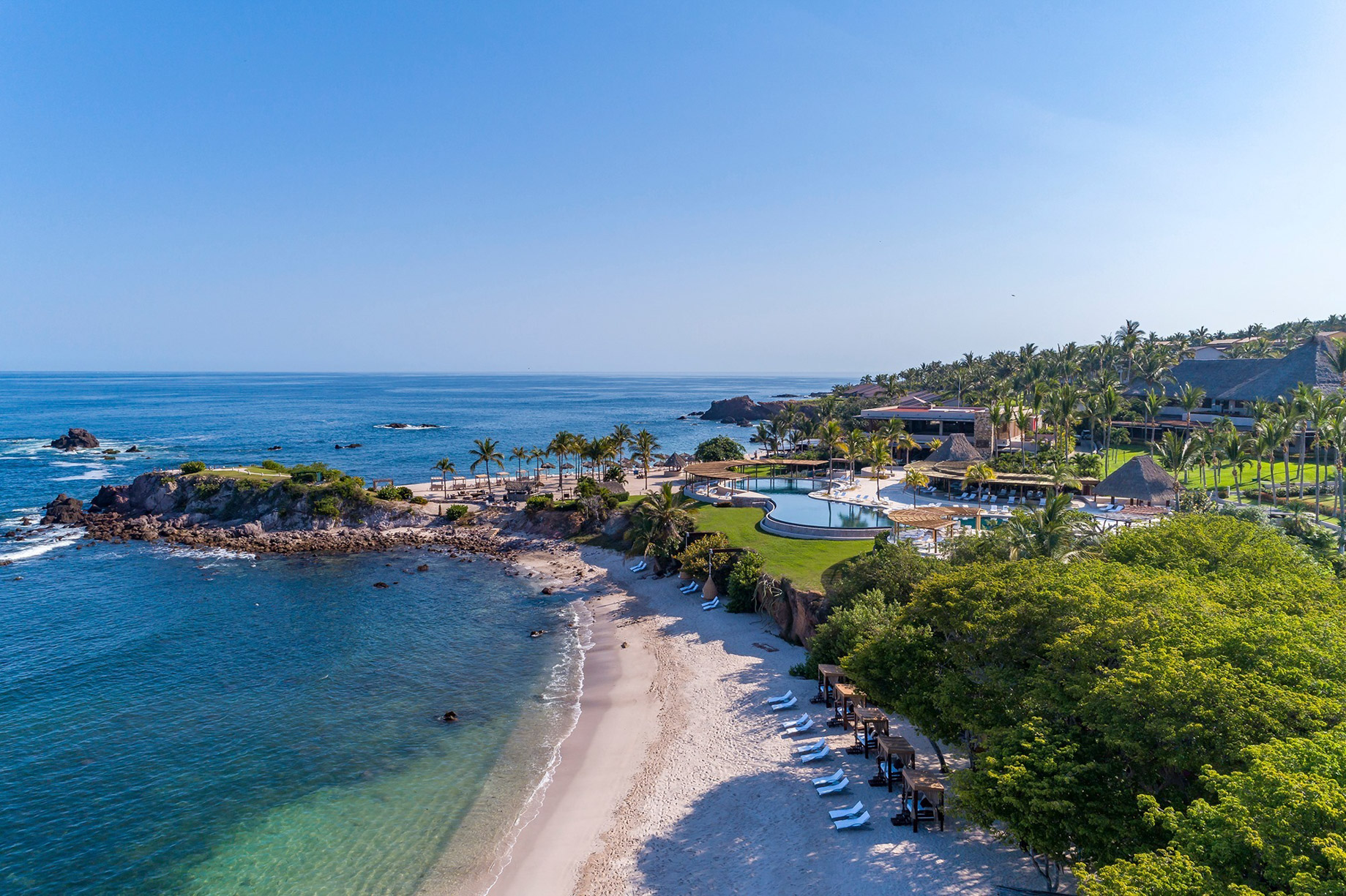 Four Seasons Resort Punta Mita – Nayarit, Mexico – Aerial Beach