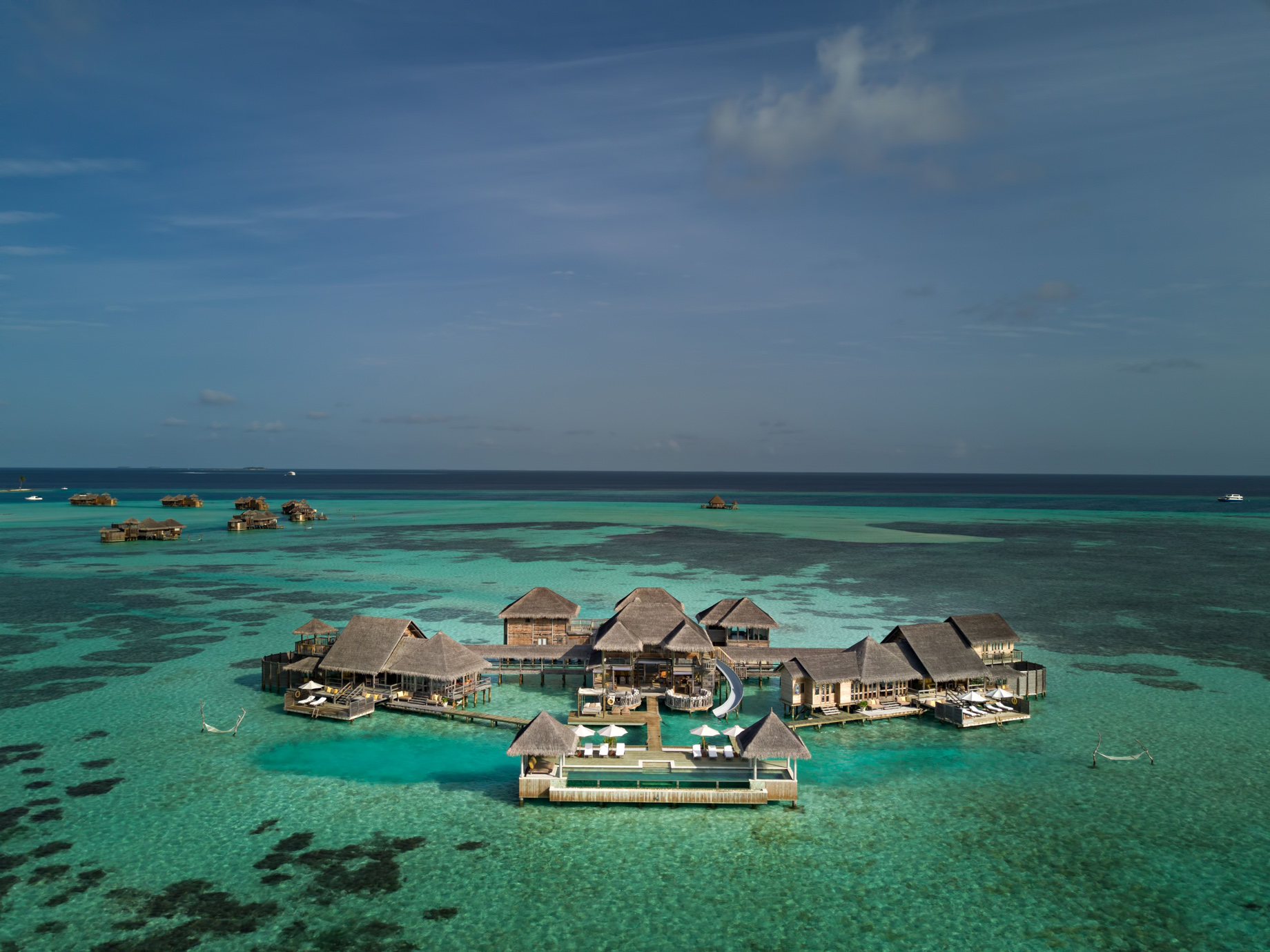 Gili Lankanfushi Resort – North Male Atoll, Maldives – The Private Reserve Aerial