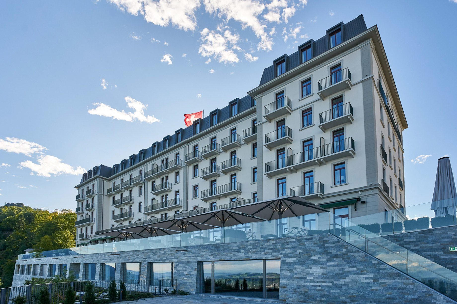 Palace Hotel – Burgenstock Hotels & Resort – Obburgen, Switzerland – Hotel Exterior