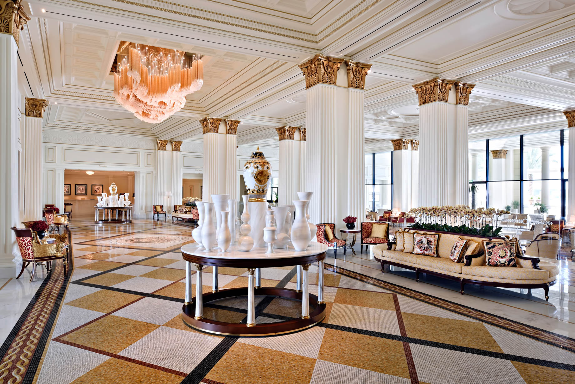 Palazzo Versace Dubai Hotel - Jaddaf Waterfront, Dubai, UAE - Lobby Interior