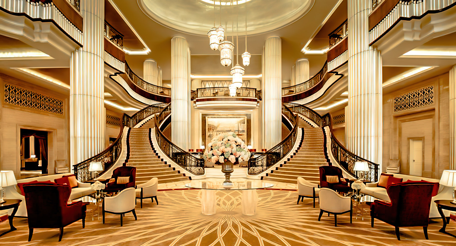 The St. Regis Abu Dhabi Hotel – Abu Dhabi, United Arab Emirates – Grand Lobby