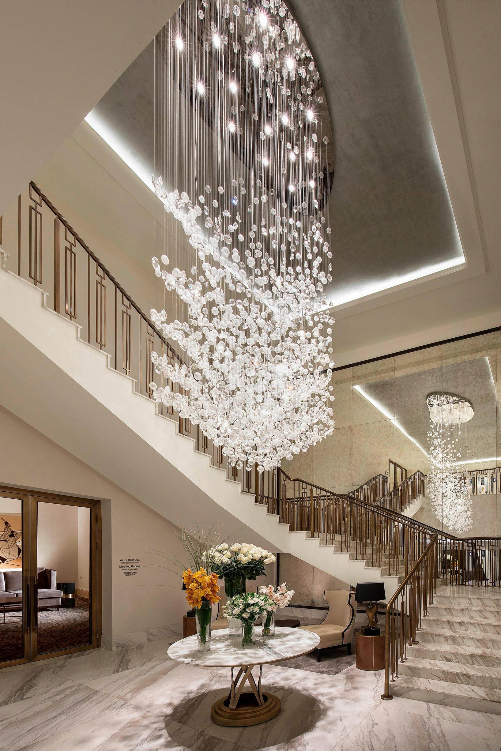 The St. Regis Astana Hotel – Astana, Kazakhstan – Lobby Grand Staircase