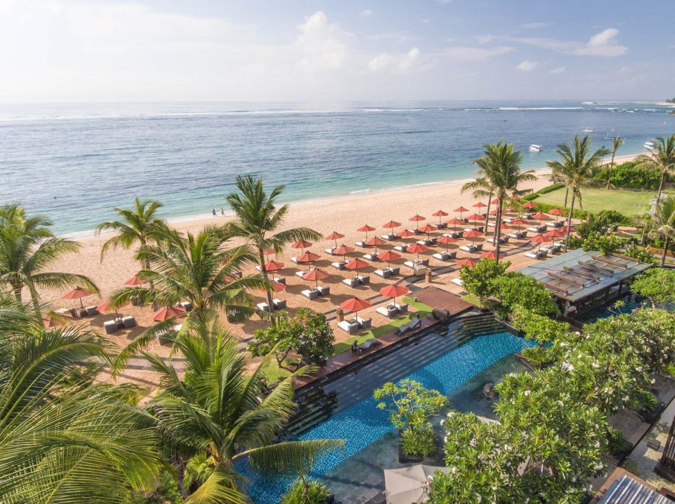 The St. Regis Bali Resort - Bali, Indonesia - Resort Beach Aerial View