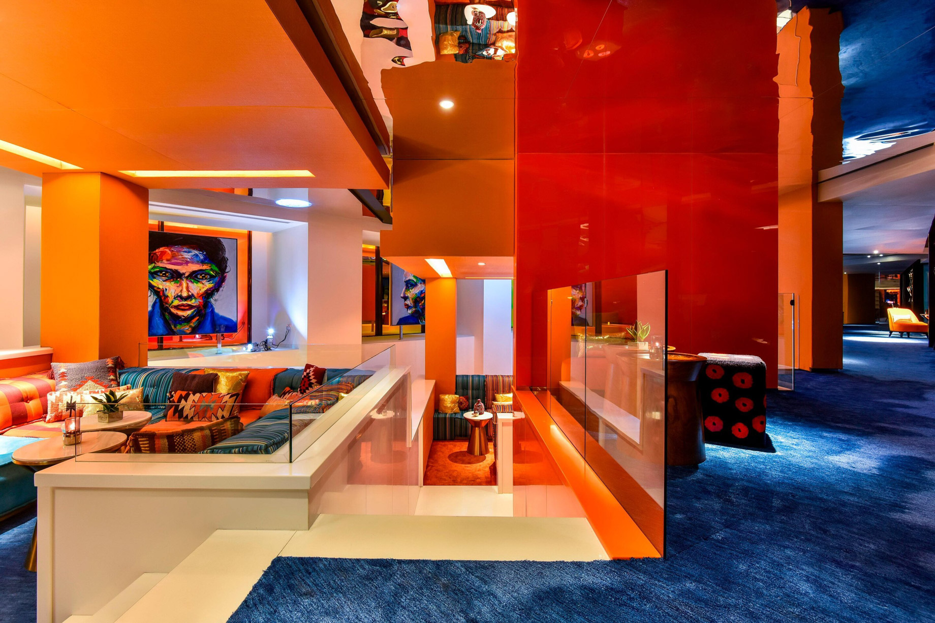 W Amman Hotel - Amman, Jordan - Lobby Seating Area Tables