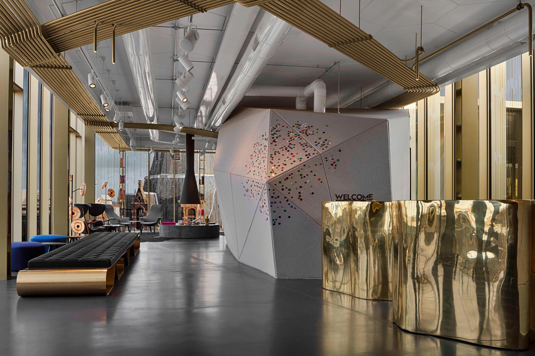 W Amsterdam Hotel – Amsterdam, Netherlands – W Lounge Welcome