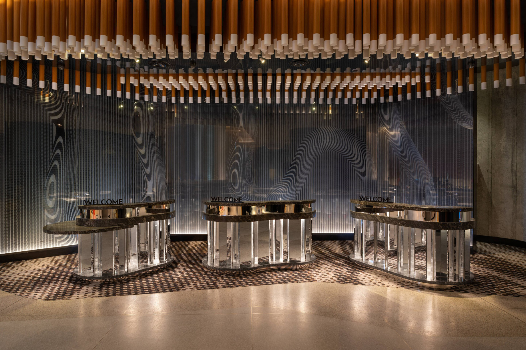 W Brisbane Hotel – Brisbane, Australia – Lobby Welcome Desk