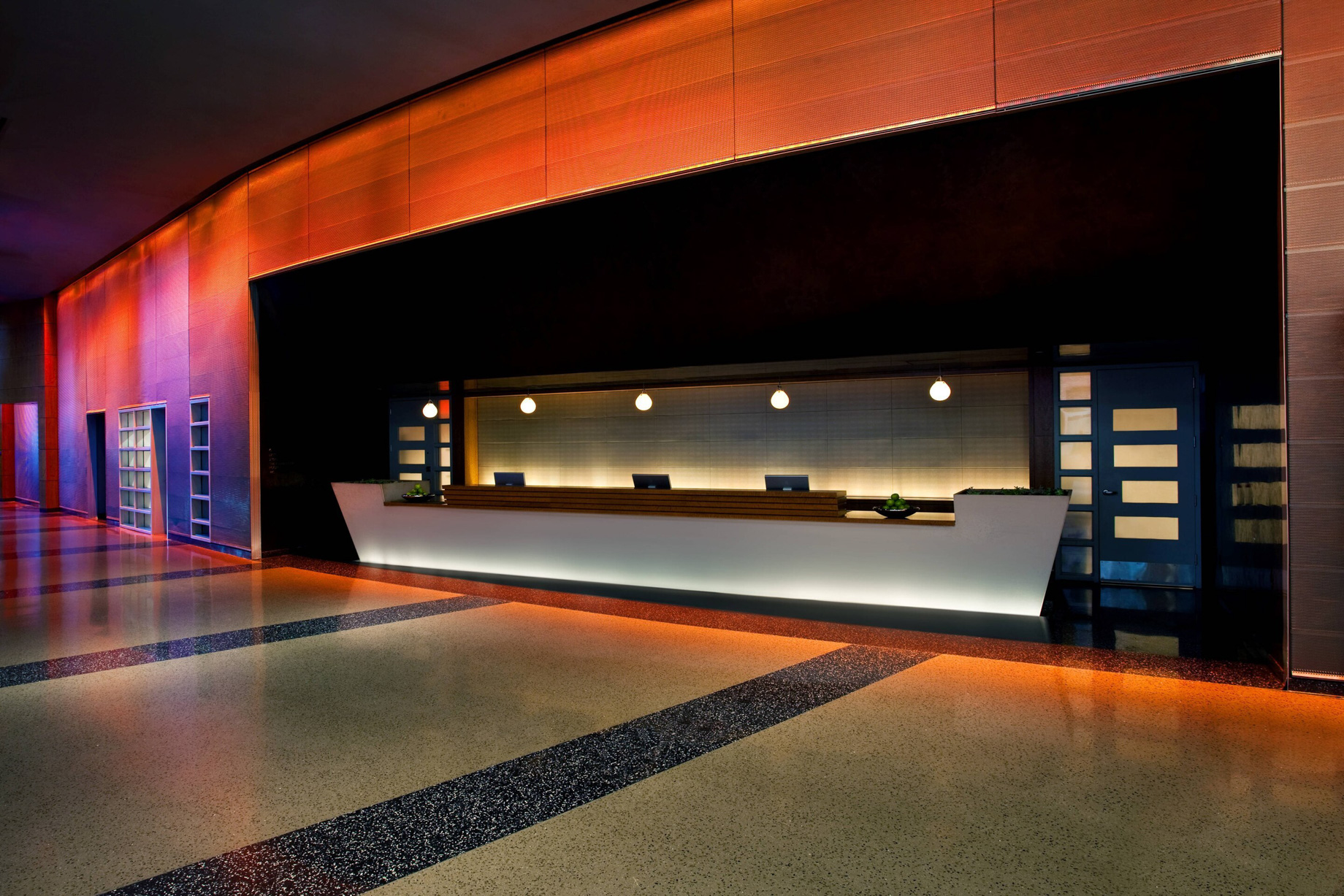 W Hoboken Hotel – Hoboken, NJ, USA – Lobby Welcome Desk