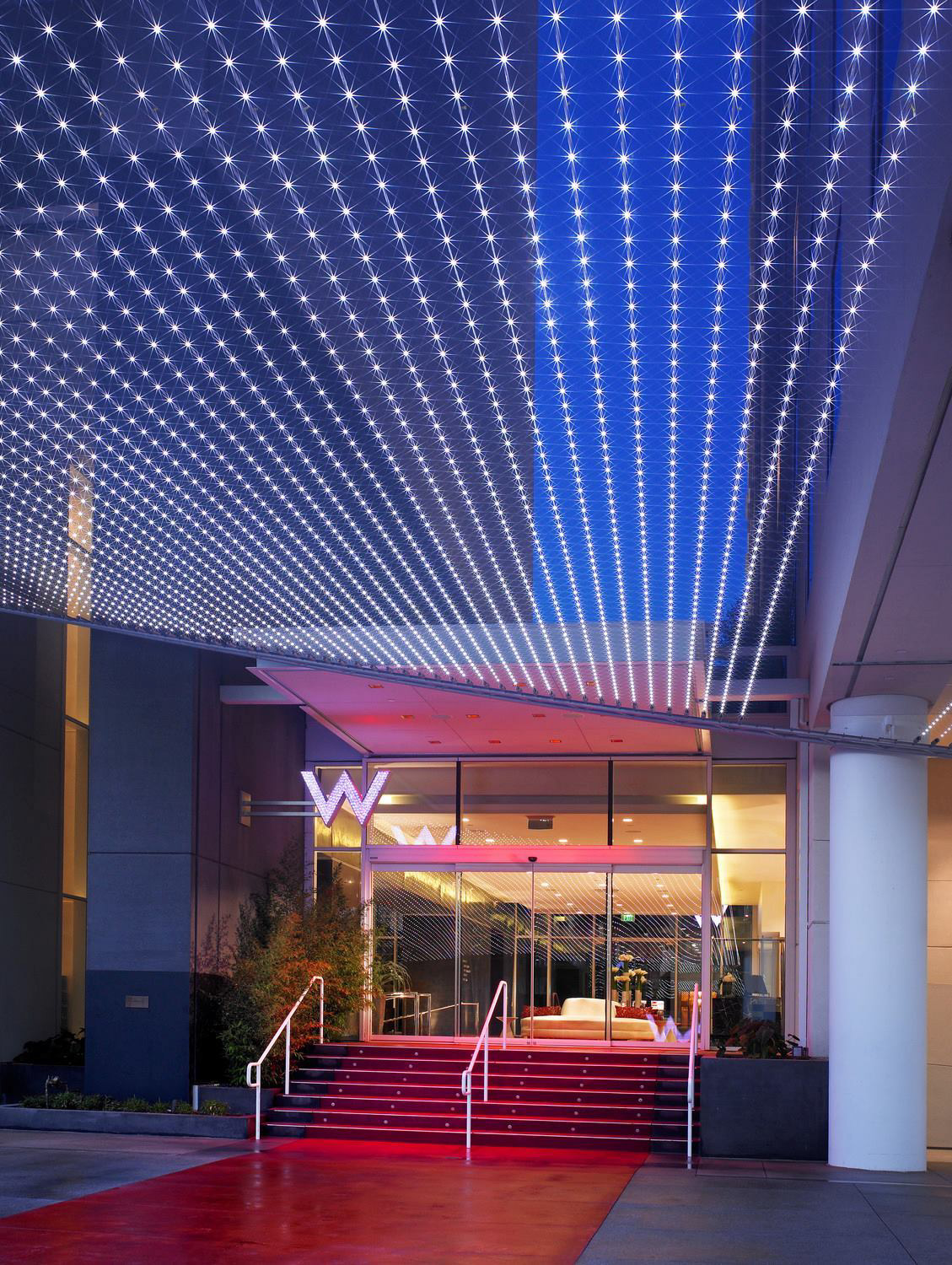 W Hollywood Hotel – Hollywood, CA, USA – W Hollywood Red Carpet Entrance