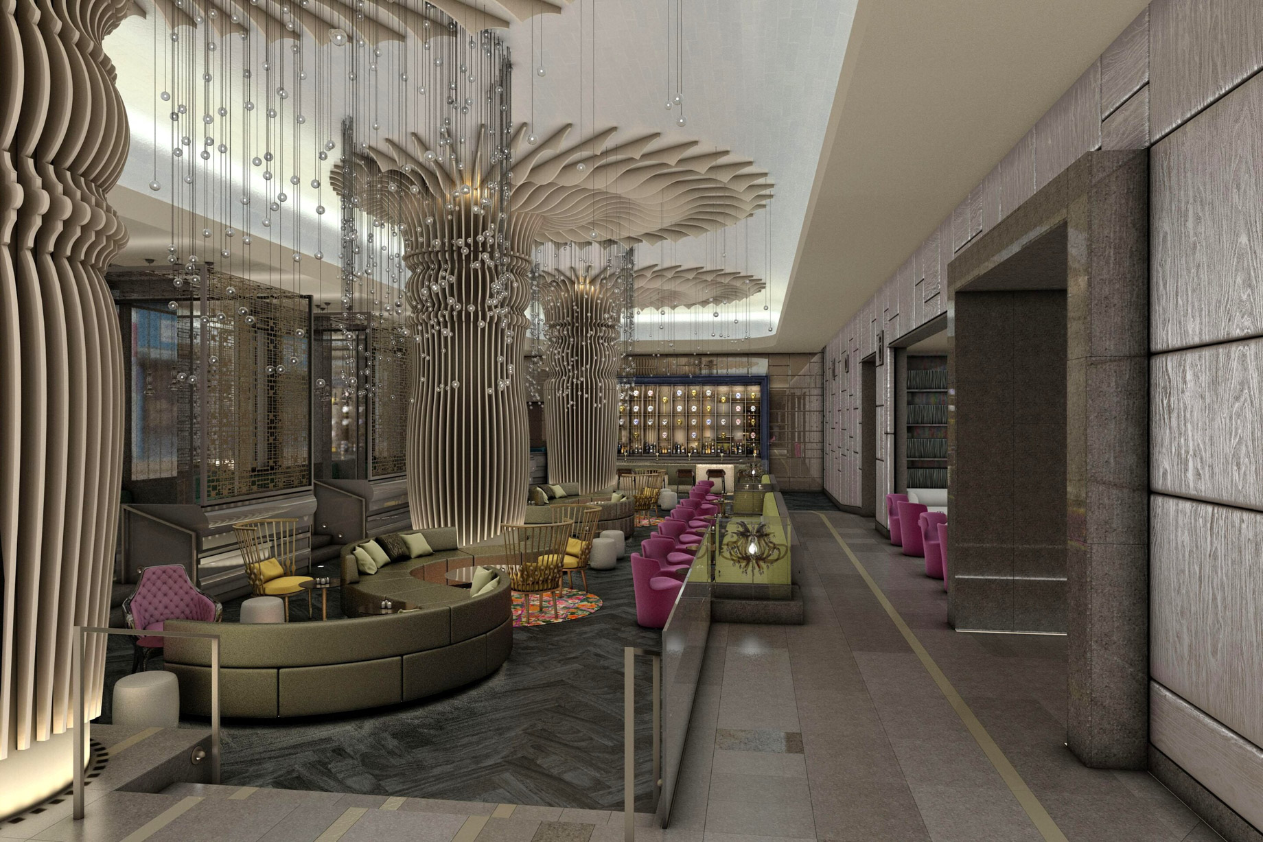 W Philadelphia Hotel – Philadelphia, PA, USA – Living Room