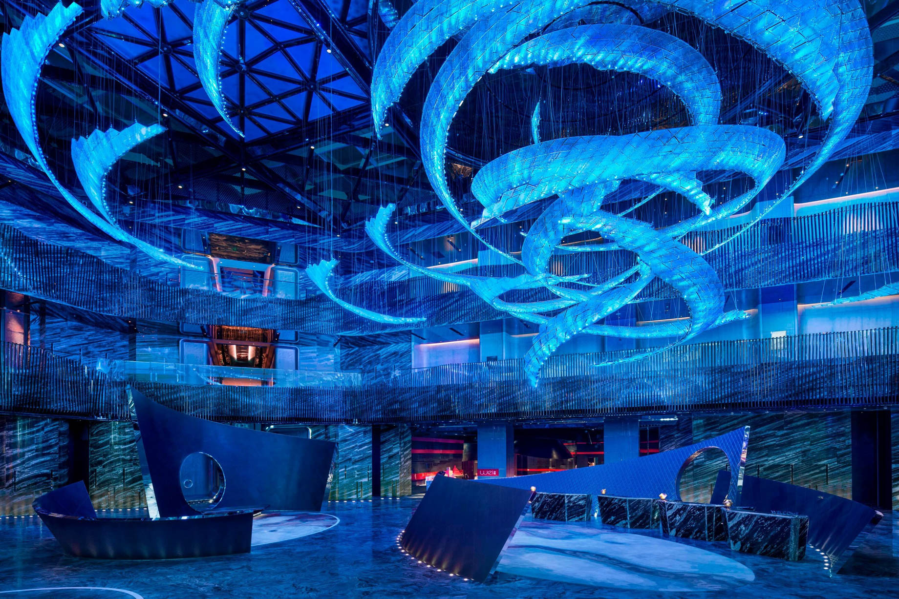 005 – W Xi’an Hotel – Xi’an, Shaanxi Province, China – Living Room Lobby