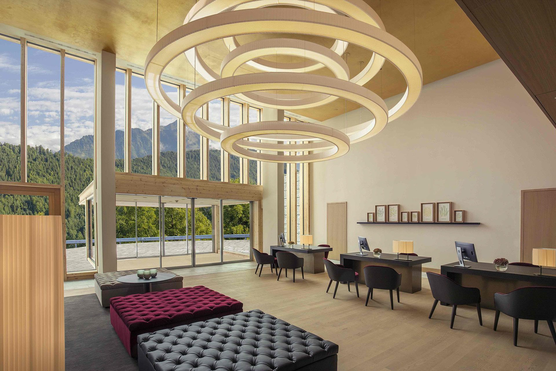 Waldhotel – Burgenstock Hotels & Resort – Obburgen, Switzerland – Lobby Entrance