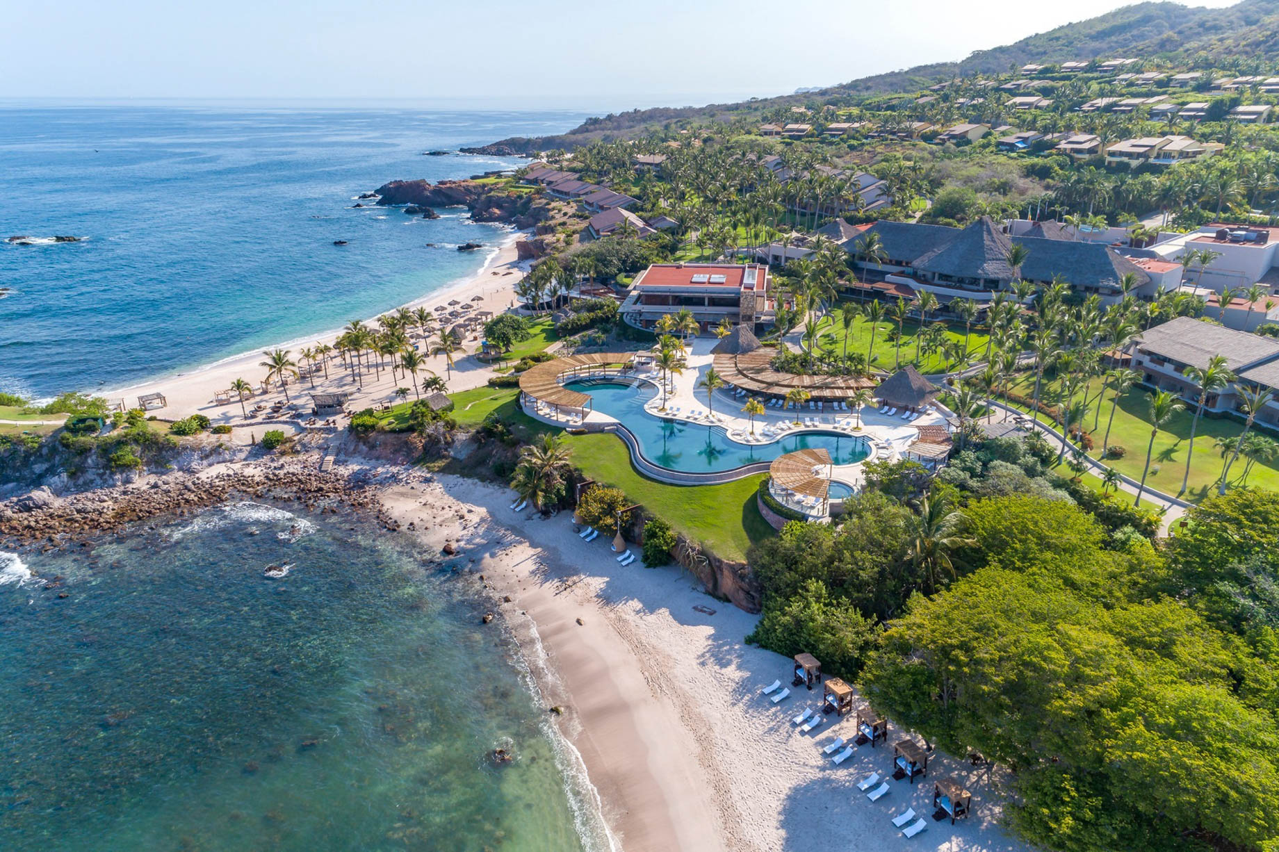 Four Seasons Resort Punta Mita – Nayarit, Mexico – Aerial Beach View