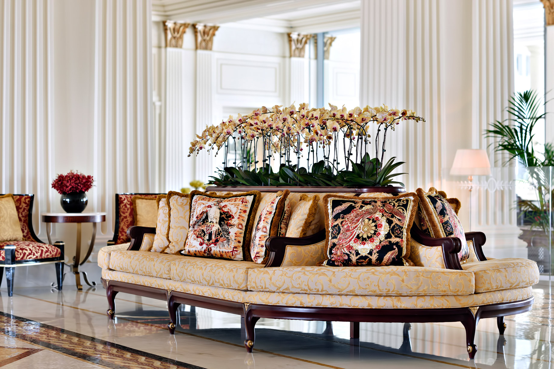 Palazzo Versace Dubai Hotel – Jaddaf Waterfront, Dubai, UAE – Lobby Seating