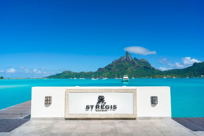 The St. Regis Bora Bora Resort - Bora Bora, French Polynesia - Main Dock Arrival