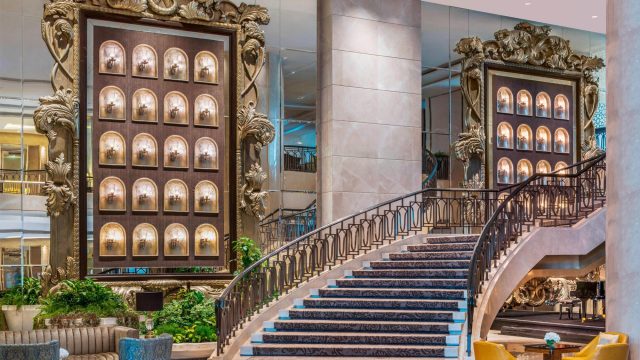 The St. Regis Mumbai Hotel - Mumbai, India - The Great Hall Grand Staircase