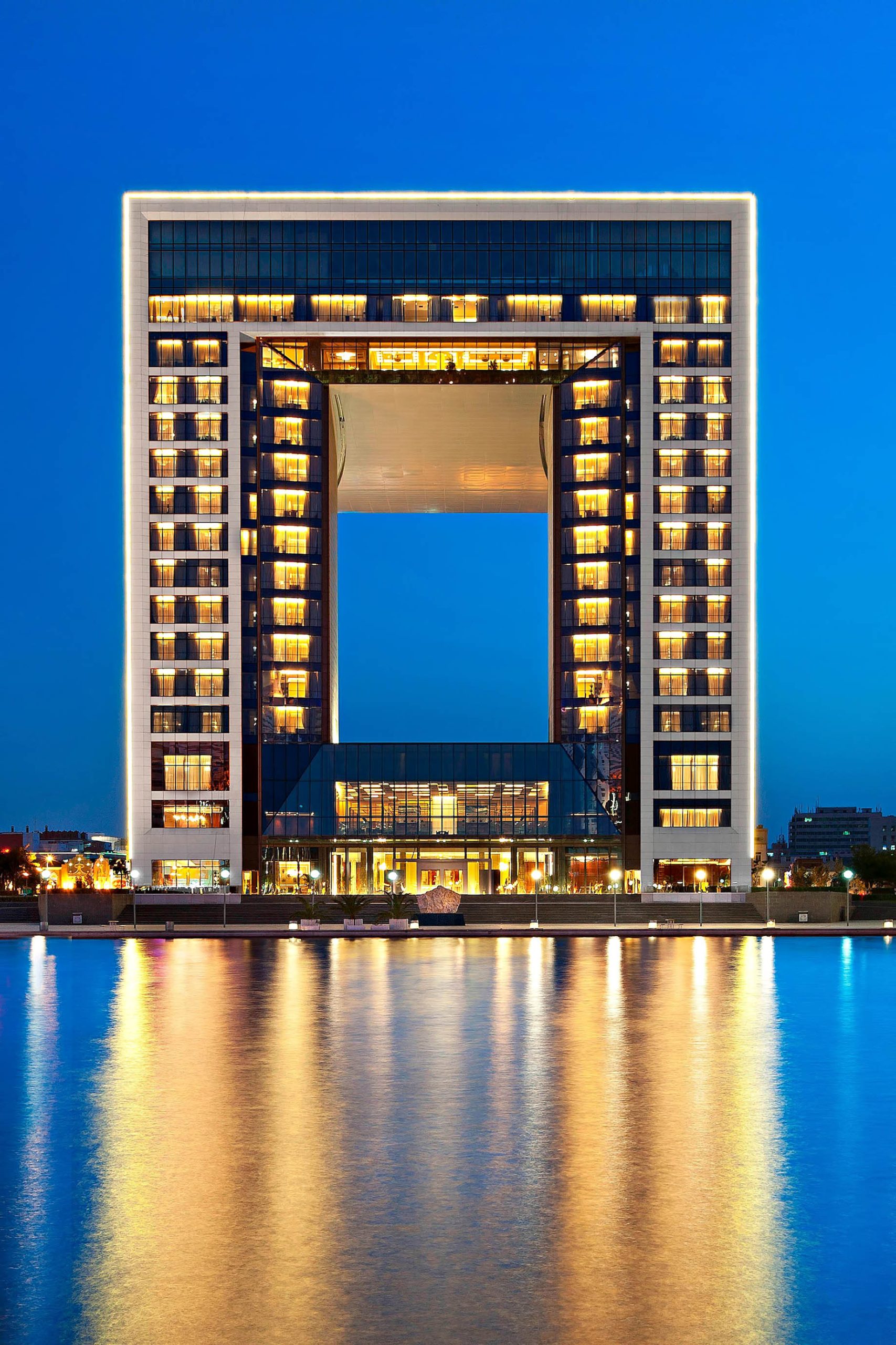 The St. Regis Tianjin Hotel – Tianjin, China – Night River View