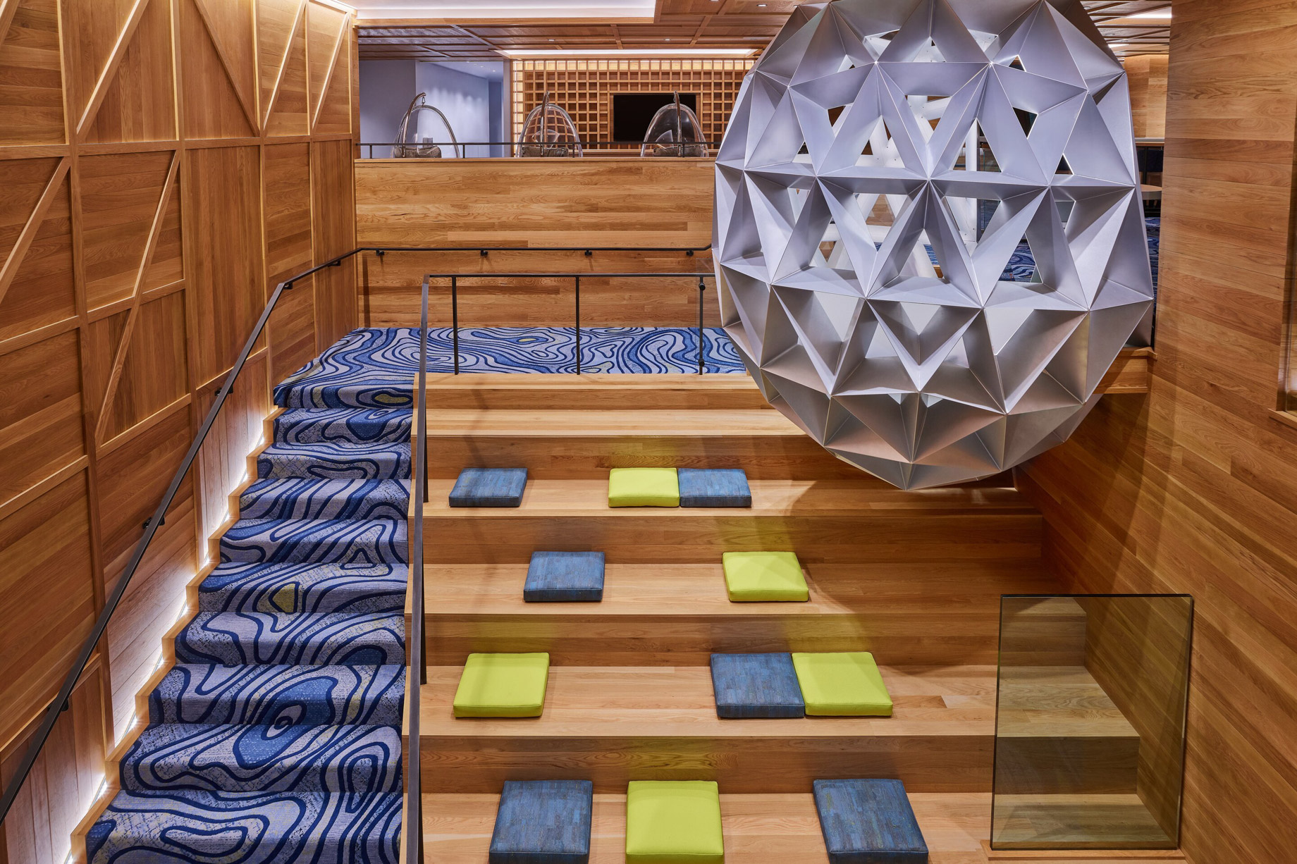 W Aspen Hotel – Aspen, CO, USA – Lobby The Mine Shaft Stairs