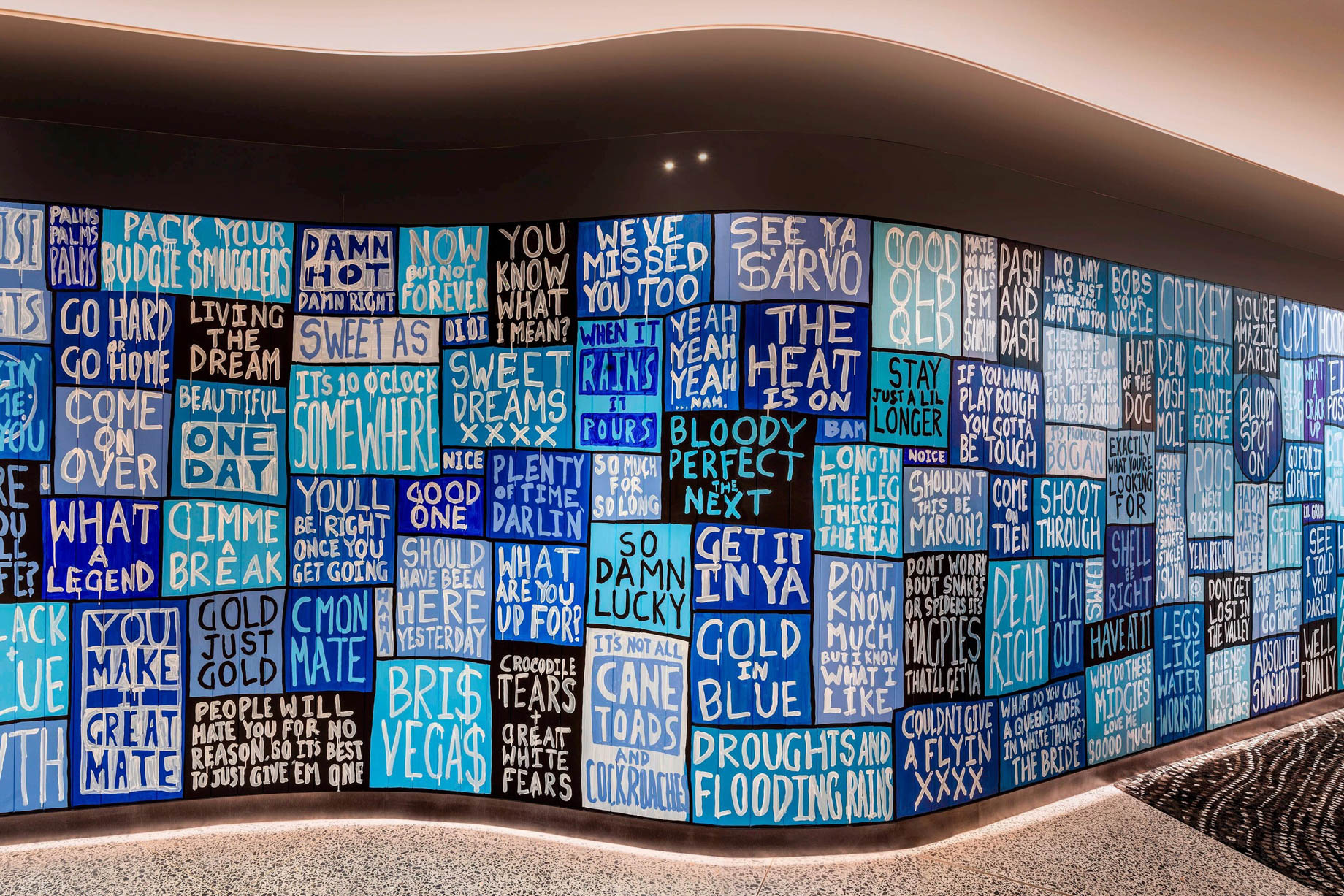 W Brisbane Hotel – Brisbane, Australia – Lucas Grogan Artwork