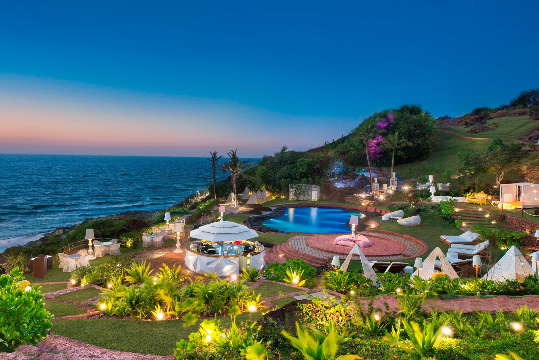 W Goa Vagator Beach Resort – Goa, India – ROCKPOOL Twilight